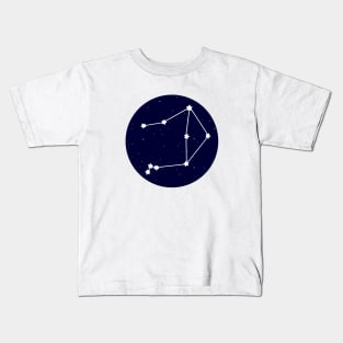 Libra Zodiac Constellation Kids T-Shirt